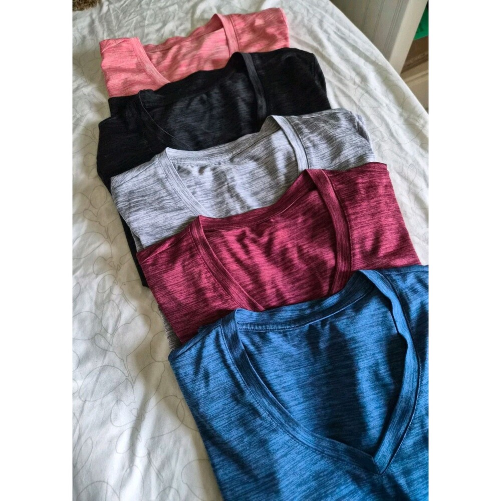 Bundle of 5 - Activewear Shortsleeve Women's Tshirts - Women's M